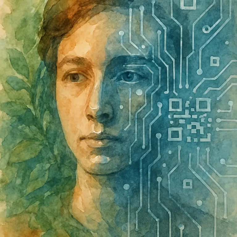 A Tecnologia e Arte que Retratam o Mundo Digital com Pinceladas e Temas Naturais