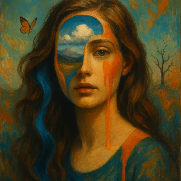 Métodos de Pintura para Retratos Surrealistas com Técnicas de Óleo e Acrílico