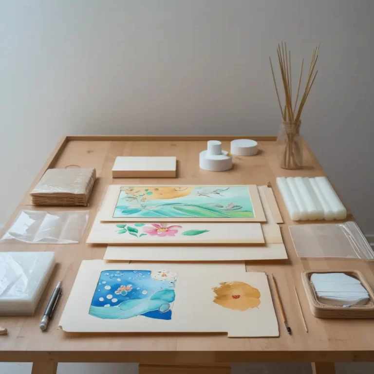 Como Proteger suas Artes em Lápis de Cor e Aquarela Feitas no Papel Canson Montval